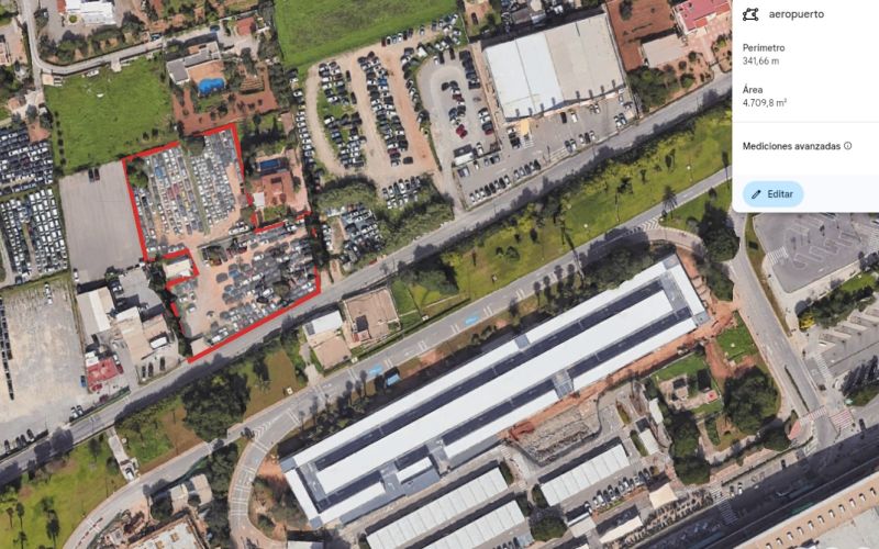 PARCELA RÚSTICA CERCA DEL AEROPUERTO