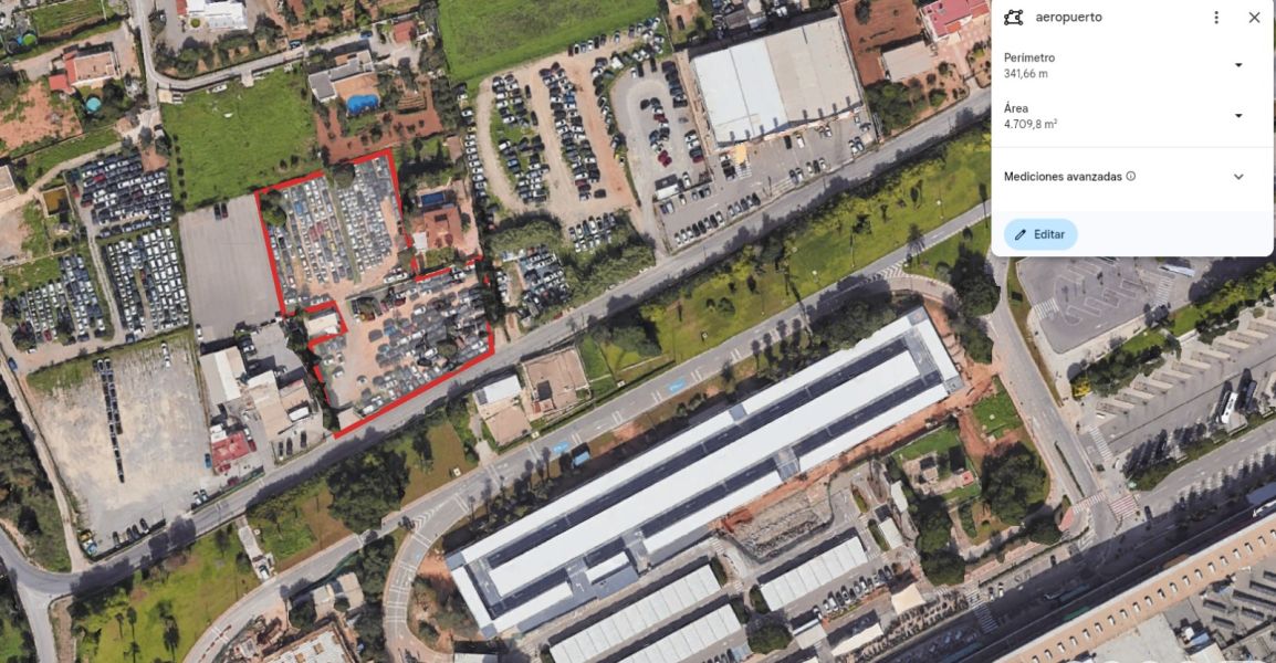 PARCELA RÚSTICA CERCA DEL AEROPUERTO